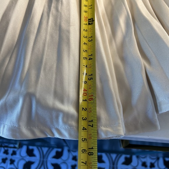 Rubber Ducky Productions White Cream Strapless Cocktail Dress Women's Size Small - Picture 6 of 8